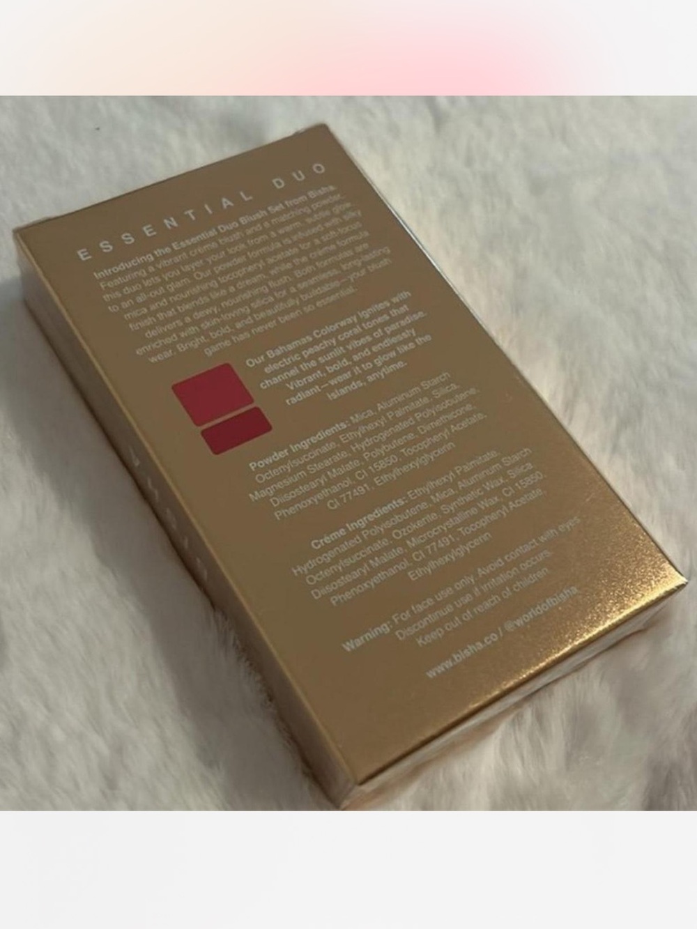 Bisha Essential Blush DUO Bahamas Radiant Cream-to-Powder Compact New! - Picture 4 of 5